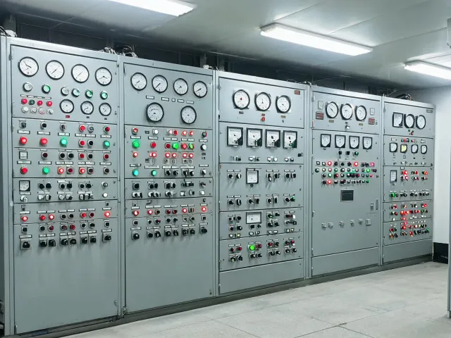 Water treatment control room